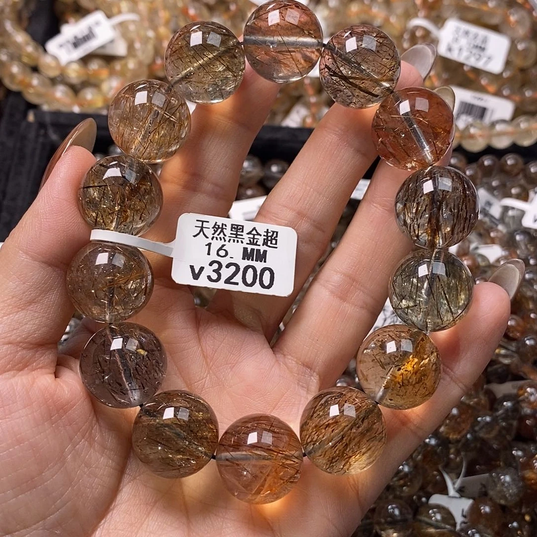 未镶嵌水晶手链水