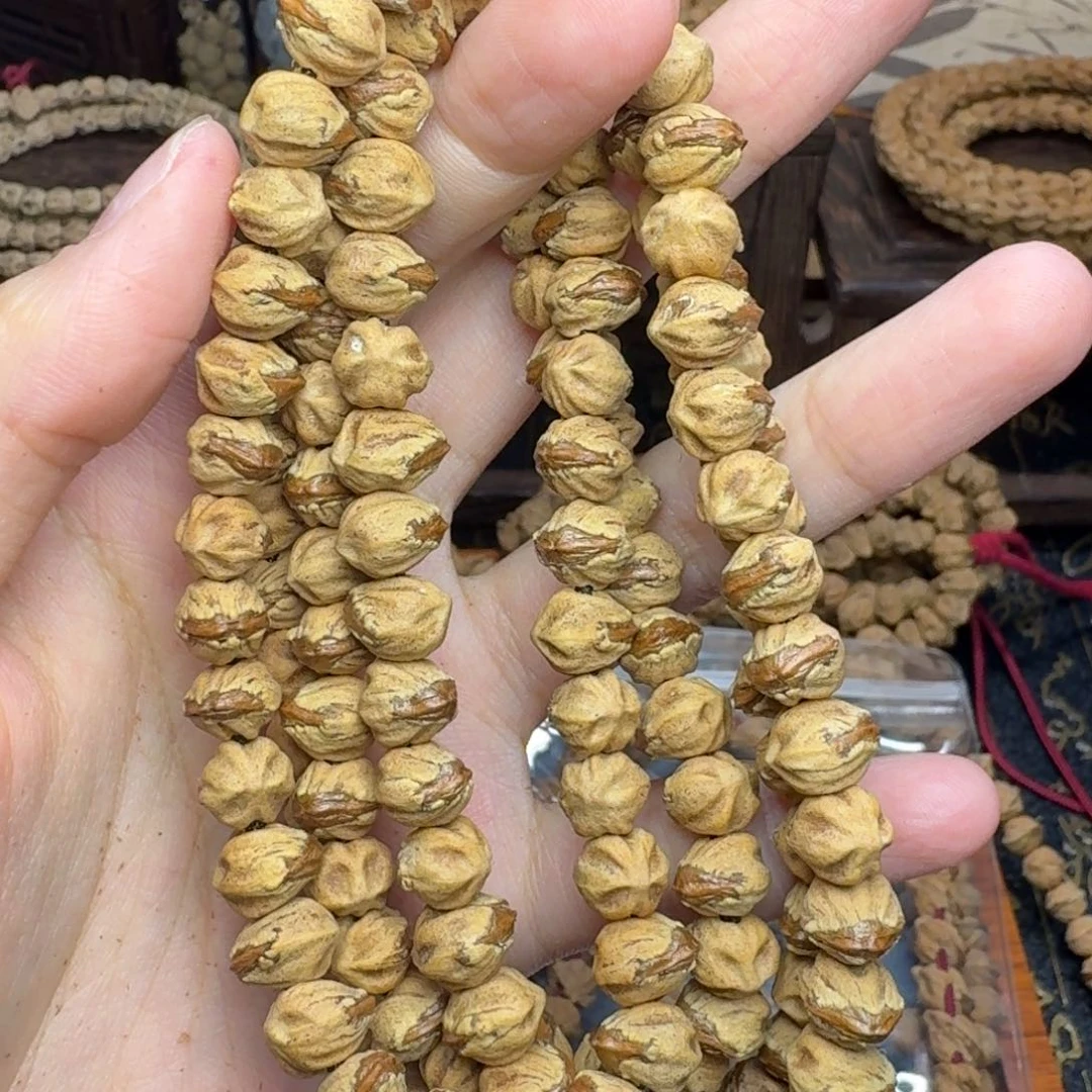 嗷***哦柏香籽/百香籽手串红芽原桩