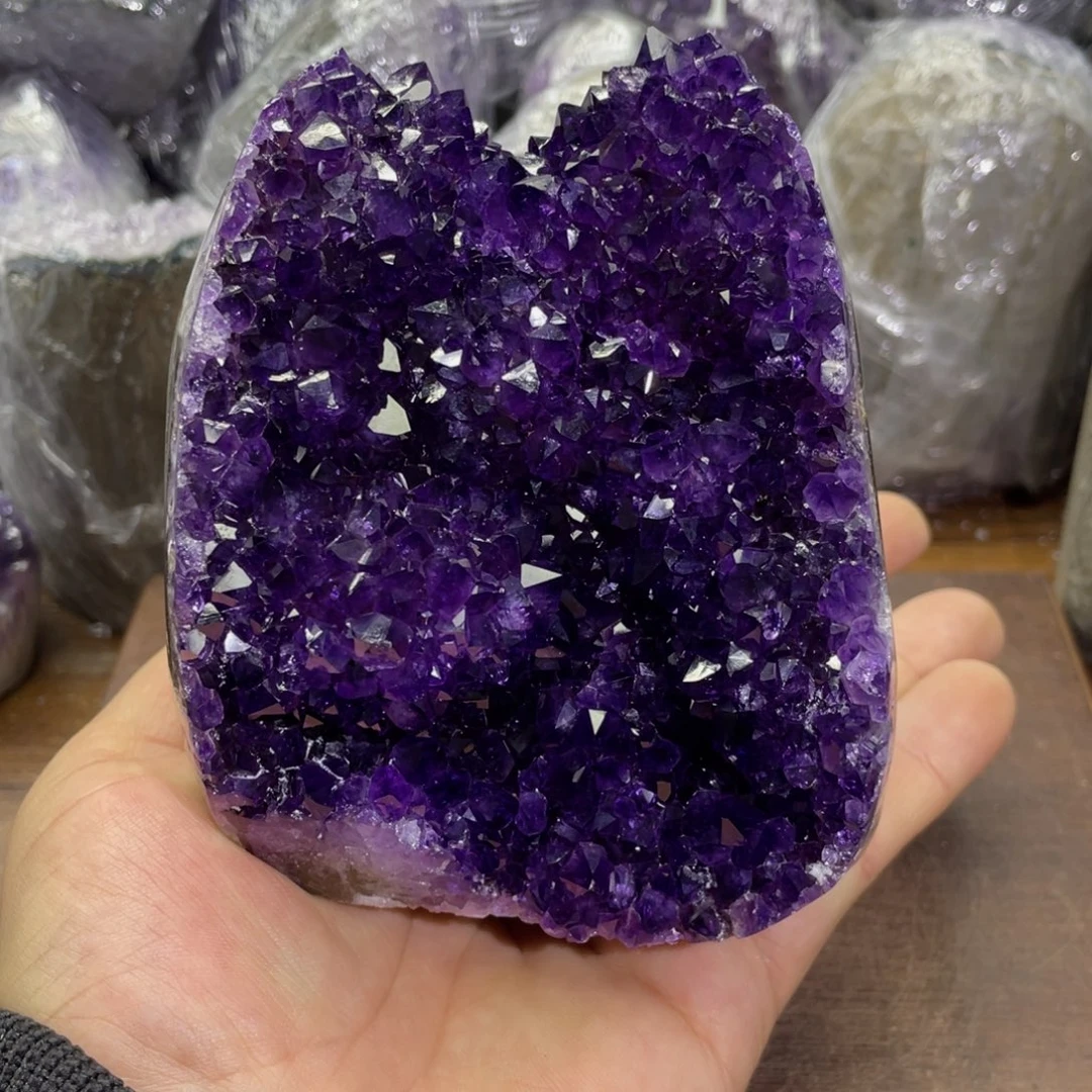 紫晶摆件未镶嵌紫晶