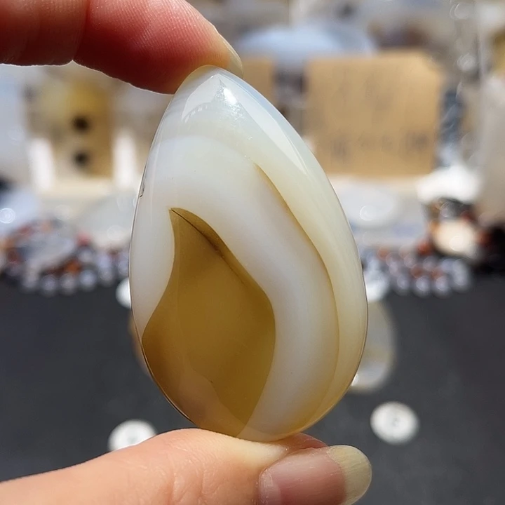 玛瑙/玉髓未镶嵌吊坠(不含链)