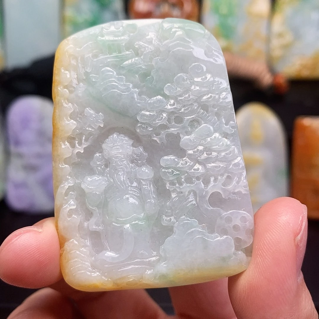 定制翡翠未镶嵌翡翠A货一物一证