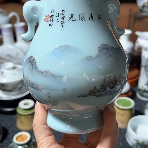 汪派山水嫡传第四代汪沁直播间微瑕福利3*1