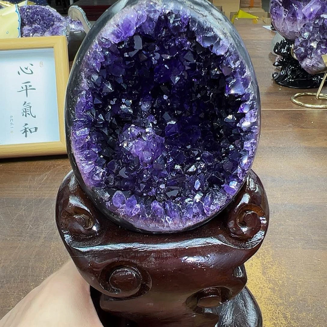 紫晶摆件未镶嵌晶体