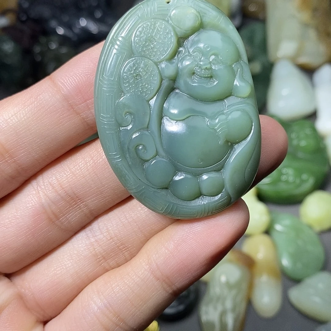 颈饰未镶嵌和田玉