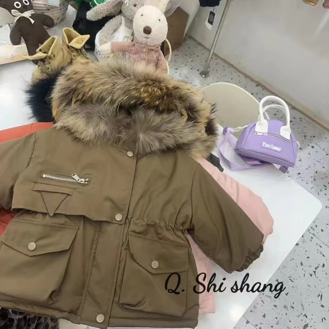 【小豆叮专属宠粉】8288Q时尚带毛领兔毛派克服外套