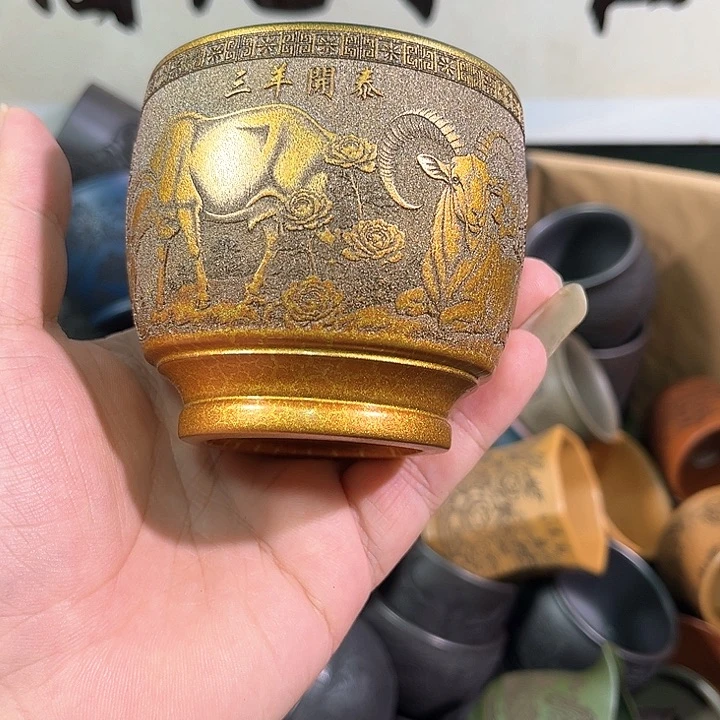 茶杯紫砂全手工紫砂主人杯