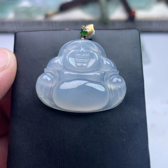 翡翠未镶嵌颈饰挂件