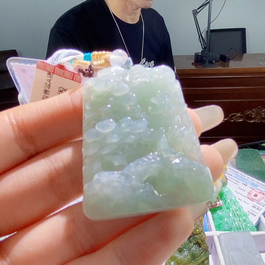 颈饰未镶嵌翡翠翡翠