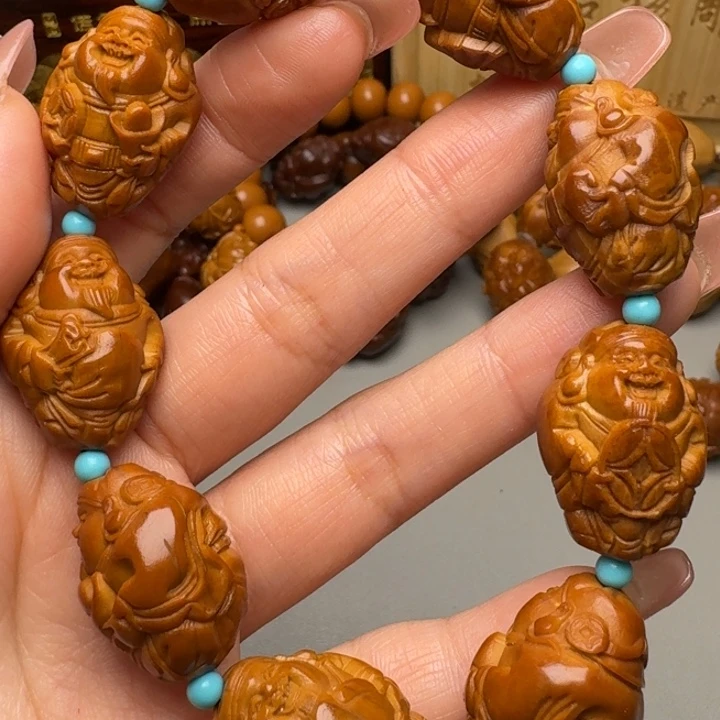 橄榄核手串/手链福利财神