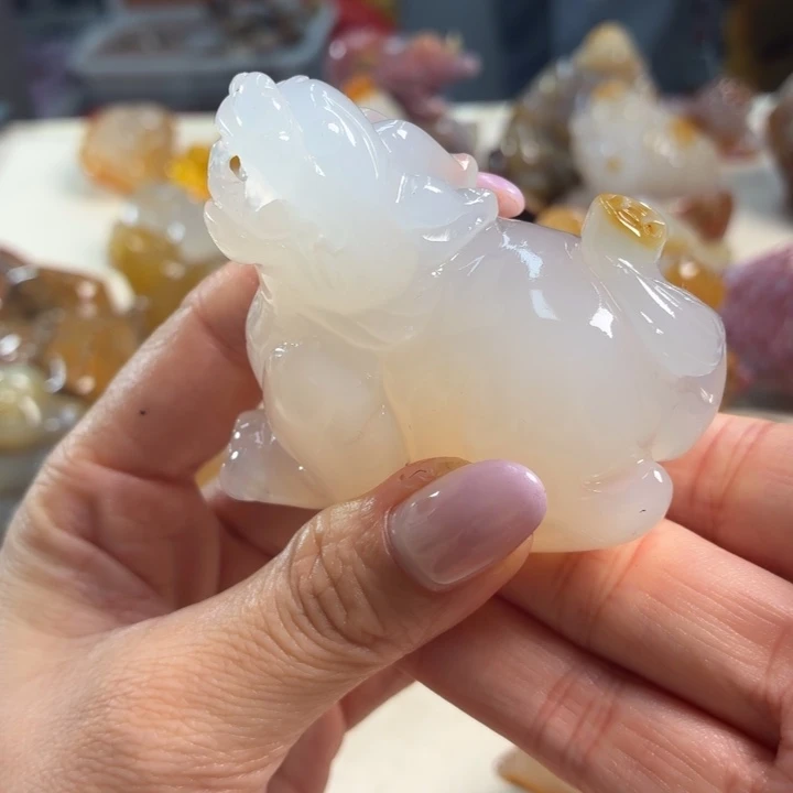 玛瑙/玉髓未镶嵌吊坠(不含链)