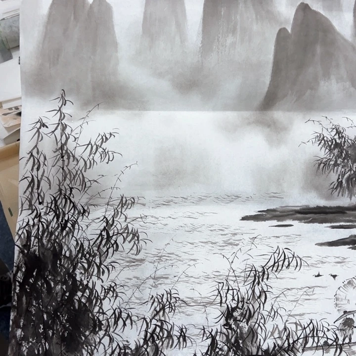 国画纯手绘作品欣赏图