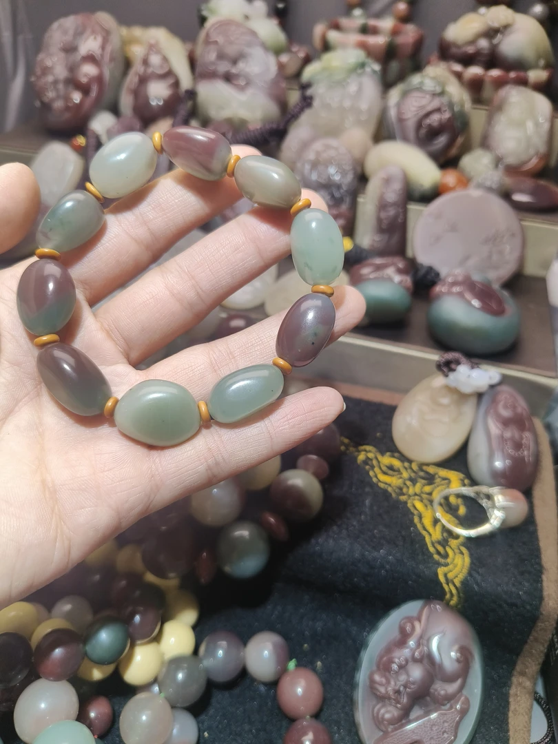 秦紫玉手串珠子手链