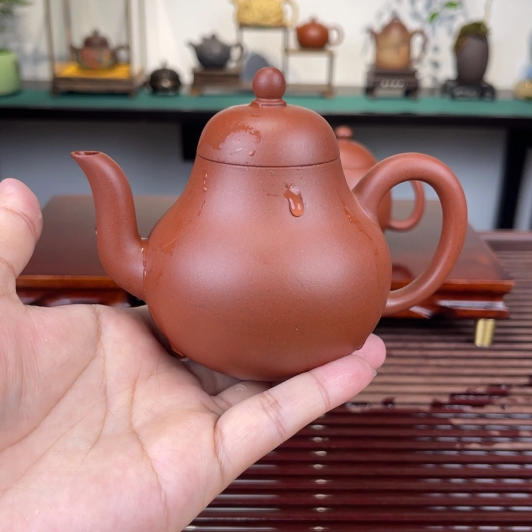 茶壶紫砂220毫升全手工清水泥思亭