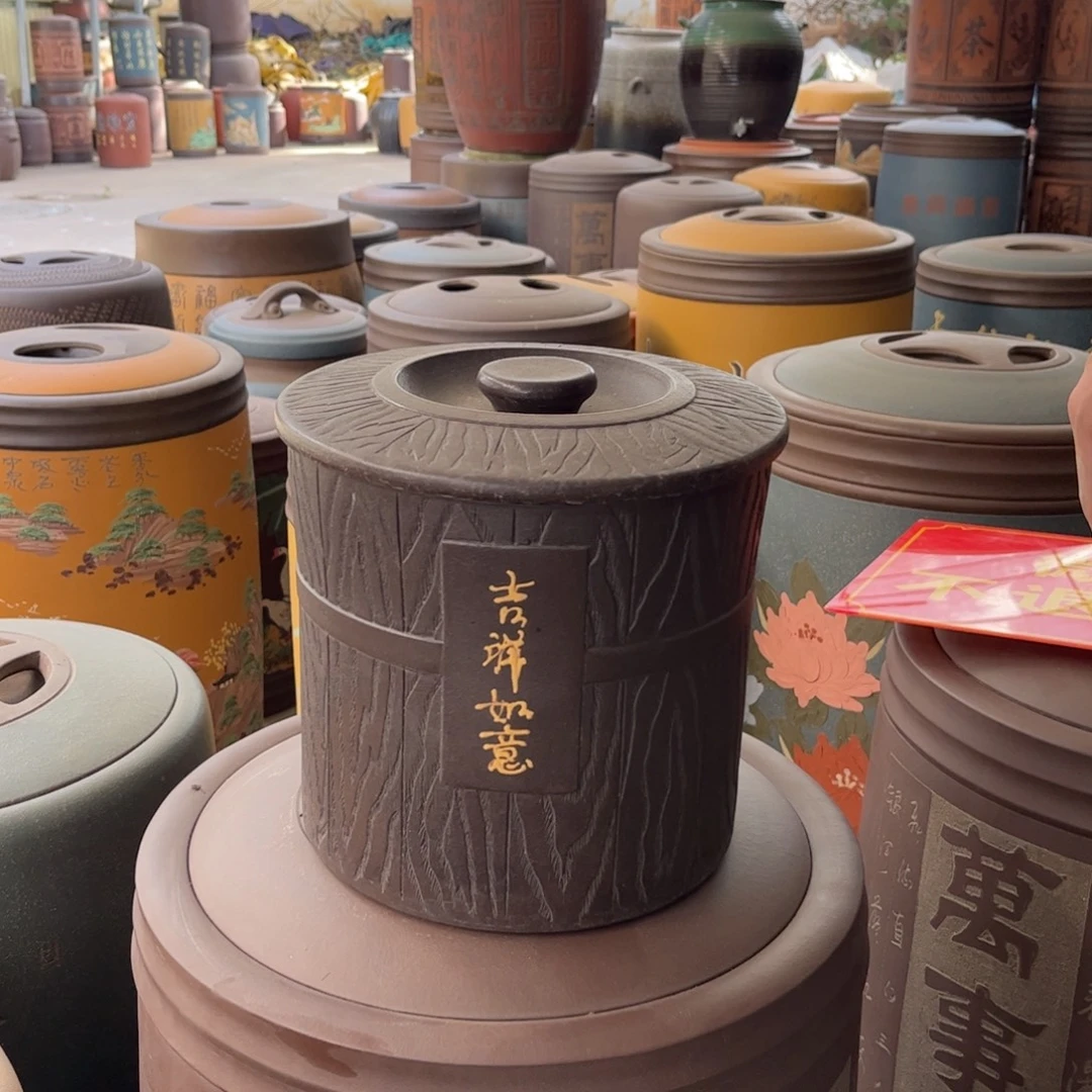 紫砂茶叶罐微瑕微瑕