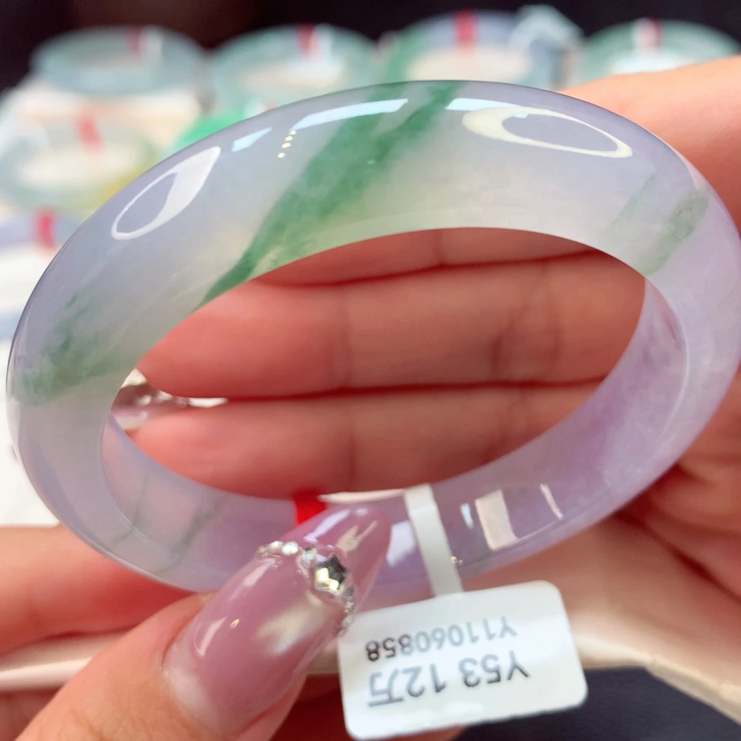 未镶嵌手镯翡翠正圈12号66