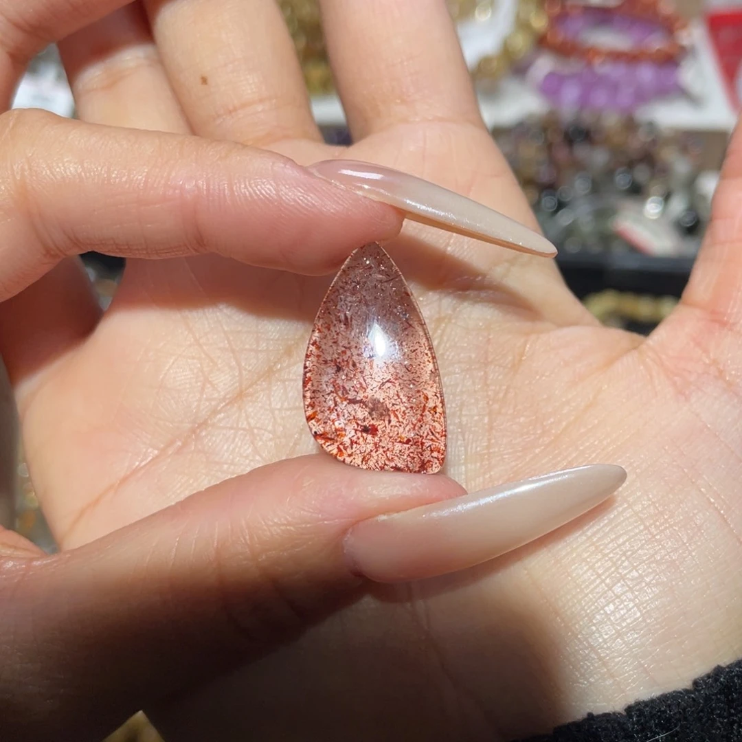 吊坠(不含链)未镶嵌水晶毕业级金草莓吊坠