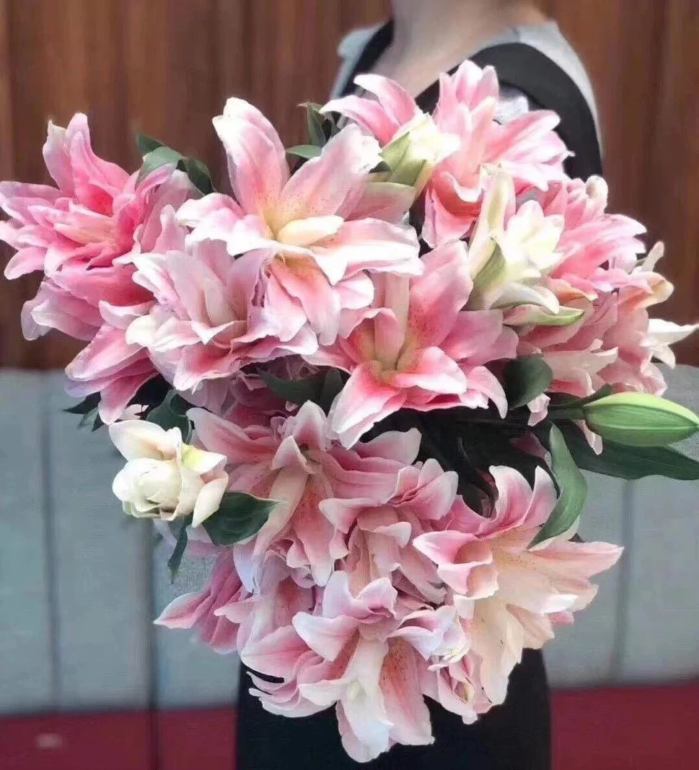 [富安娜 重瓣香水百合 ] 任意2单顺丰/德邦 云南鲜花直发