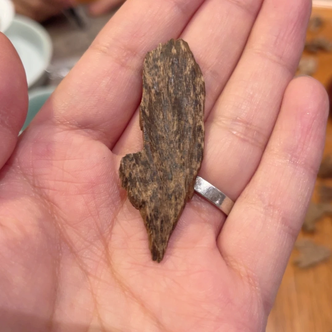 沉香吊坠海南沉水鹧鸪斑1.51g