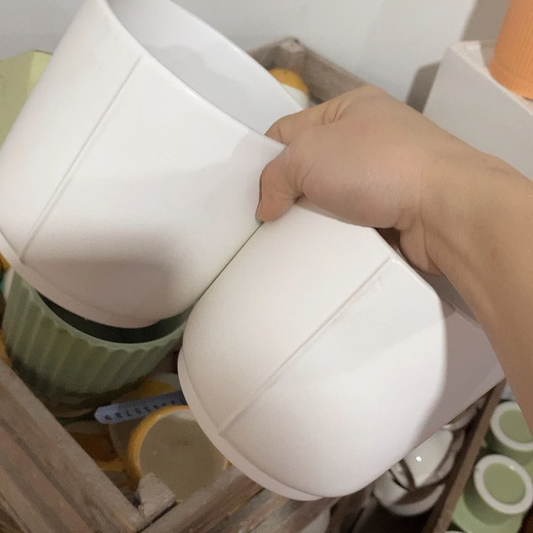 杯子陶陶盆有孔 瑕疵介意勿拍