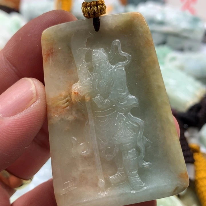 翡翠未镶嵌颈饰保真天然a货翡翠