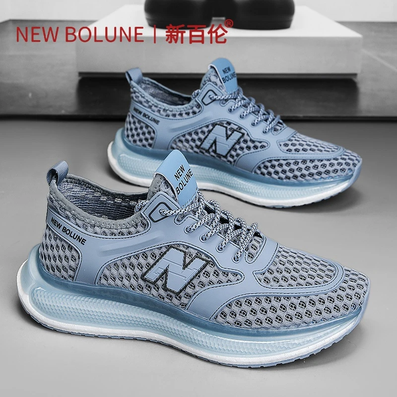 新百伦男鞋夏季透气网面运动鞋男士轻便百搭情侣款休闲跑步潮鞋子