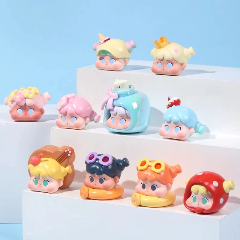 【直播代拆】正版QOQO陪你去看海萌粒系列盲盒潮玩手办公仔礼物摆件