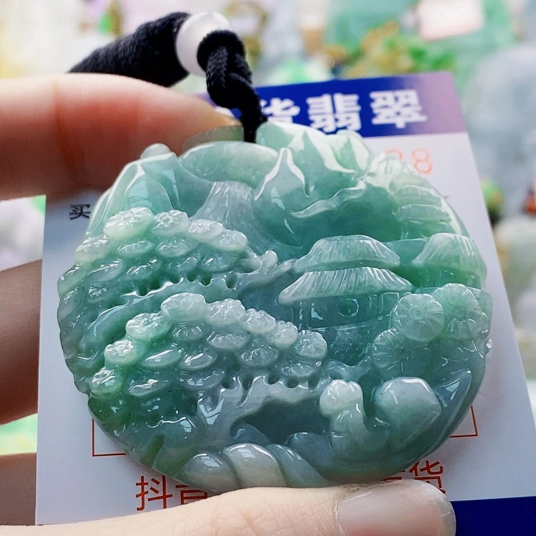 吊坠(不含链)未镶嵌翡翠