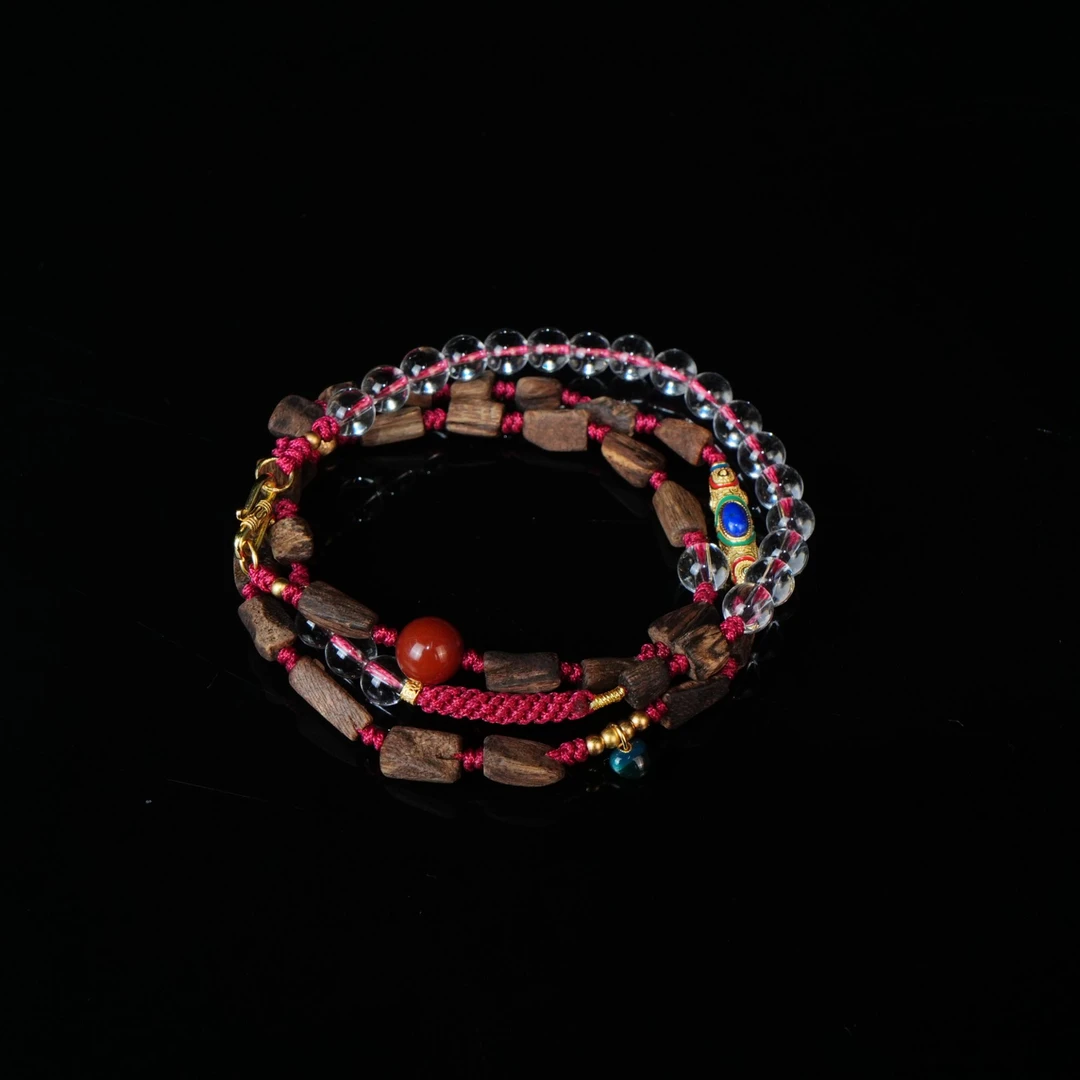 A6451 加雅布拉沉香随形手链 /13.6g