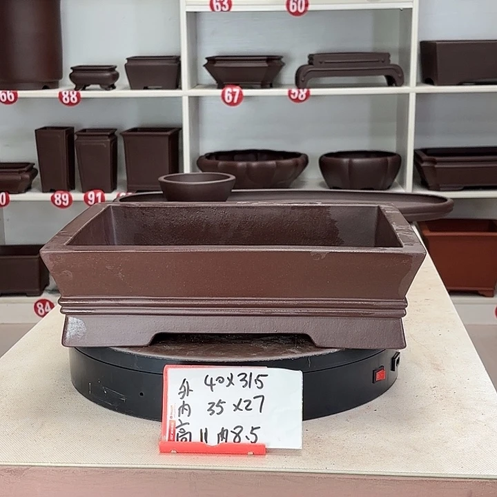 花盆紫砂双中线小