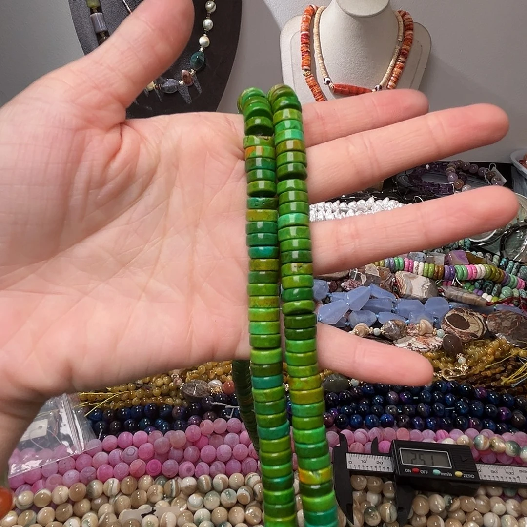 玛瑙/玉髓合金珠宝半成品C614松石隔片8