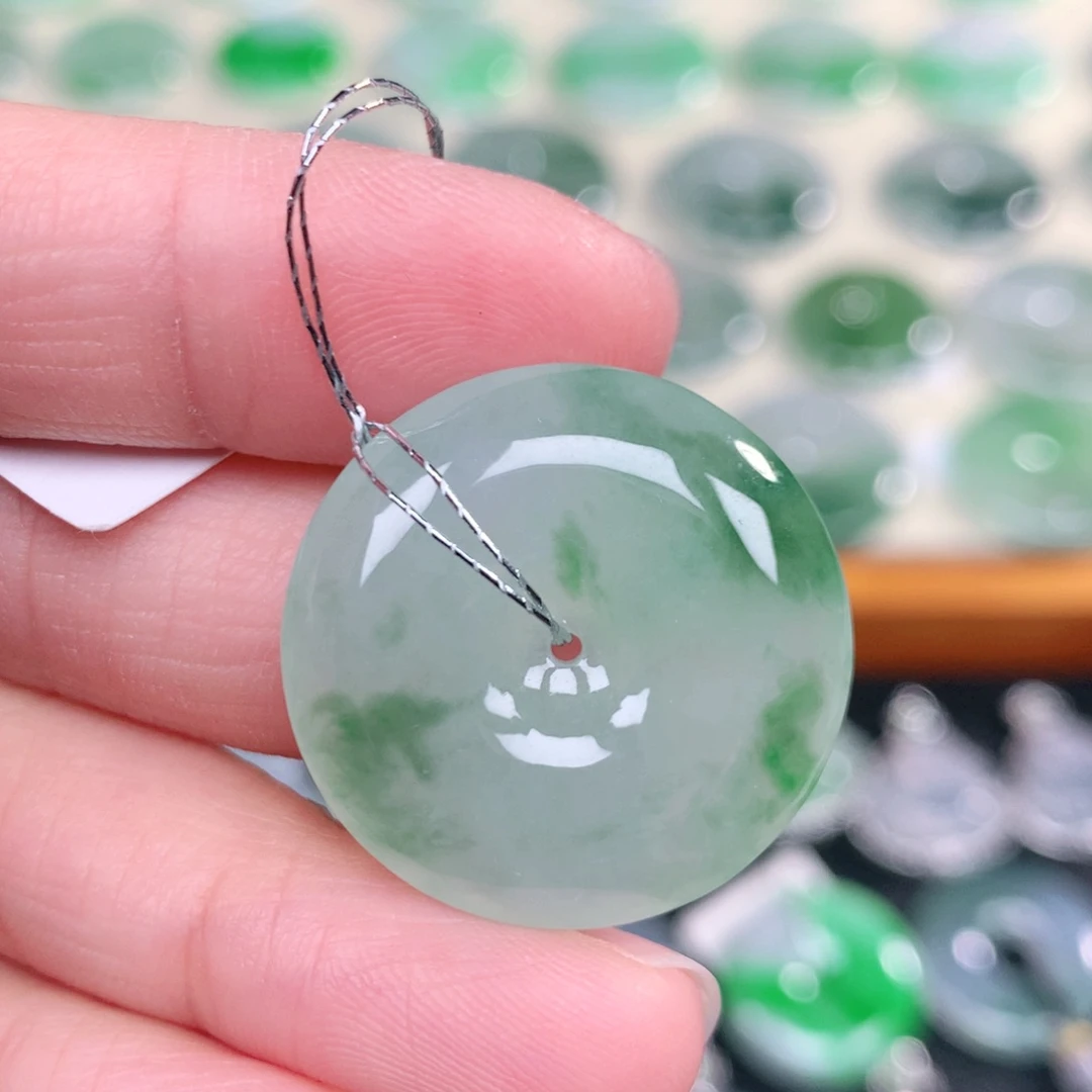 翡翠未镶嵌吊坠(不含链)25.5-6.1