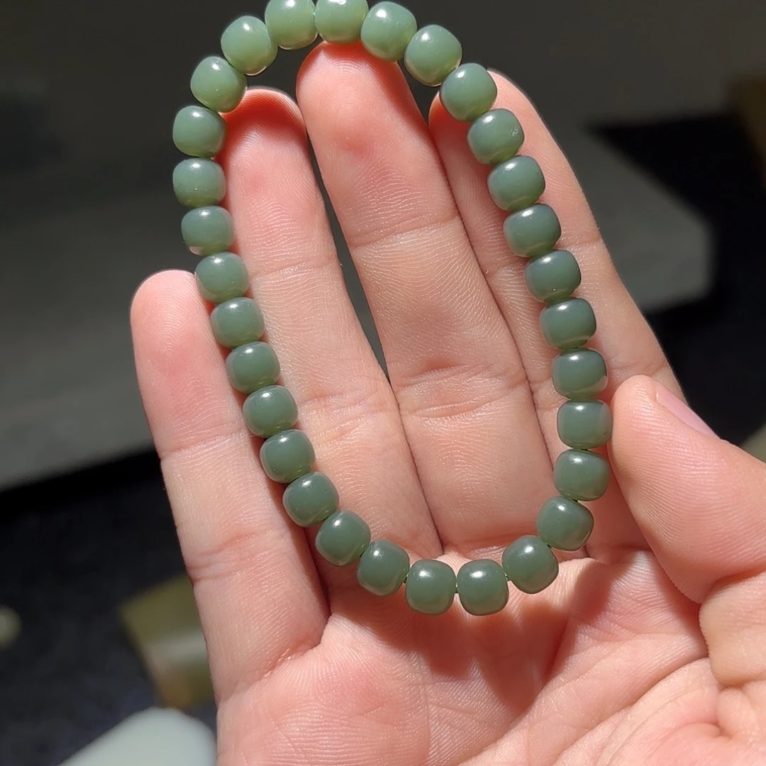 和田玉未镶嵌手链