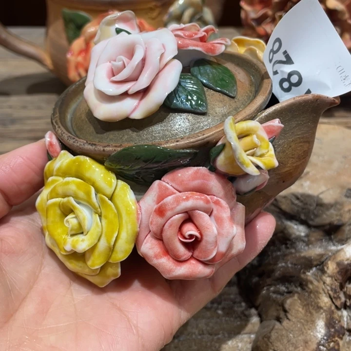 今天柴烧新品出窑手工茶器