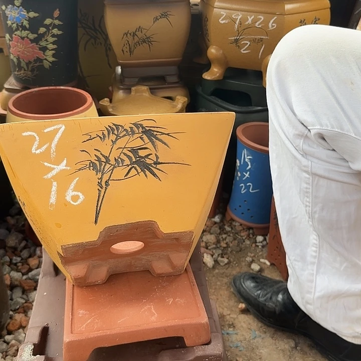 紫砂花盆紫砂花盆