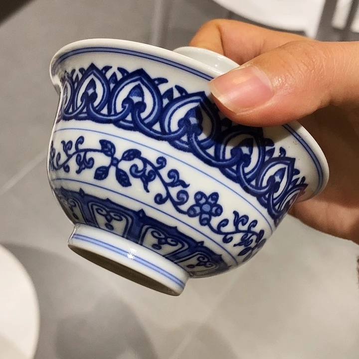 摆件陶宝象盖碗120cc