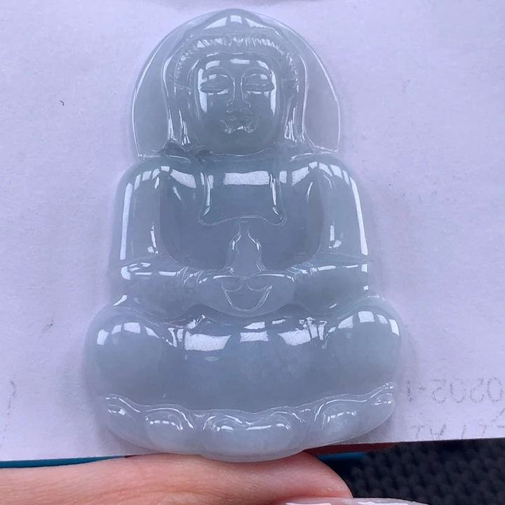 颈饰未镶嵌翡翠玉观音吊坠