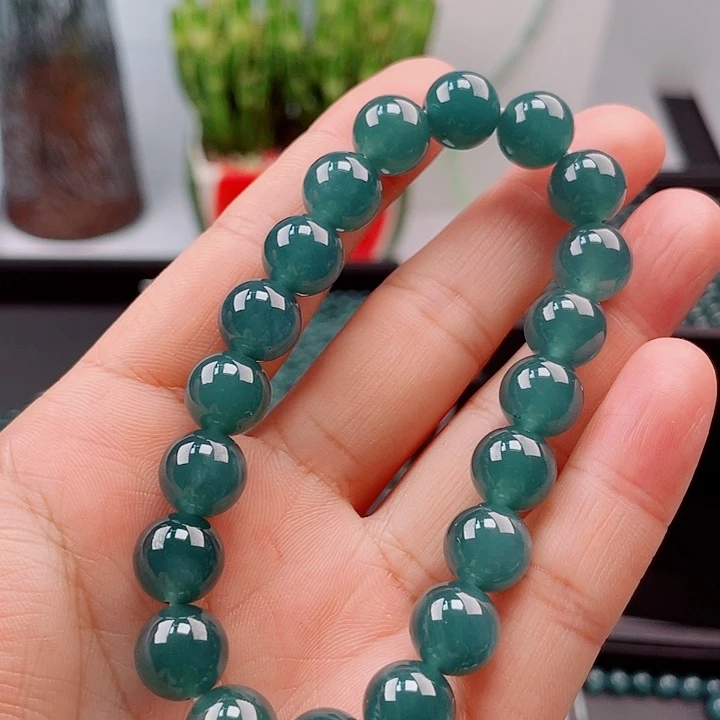 翡翠未镶嵌手链多样性发货自选散珠