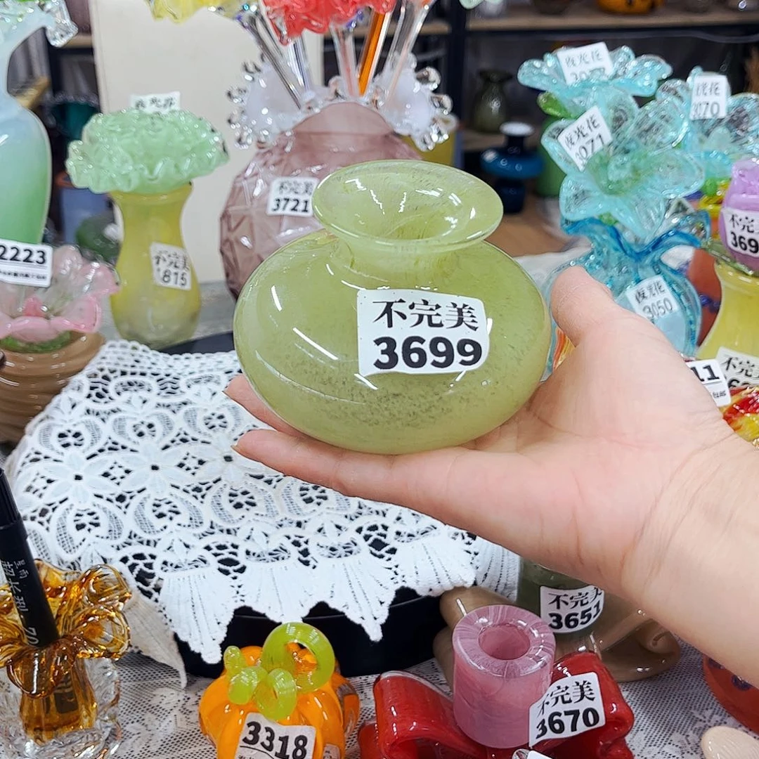 3699小瓶 家悦琉璃工艺品不完美