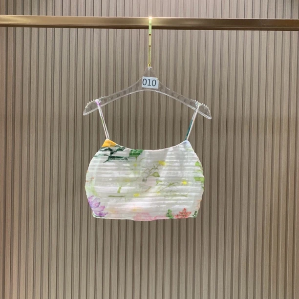 花田里 吊带时尚印花碎花背心夏季