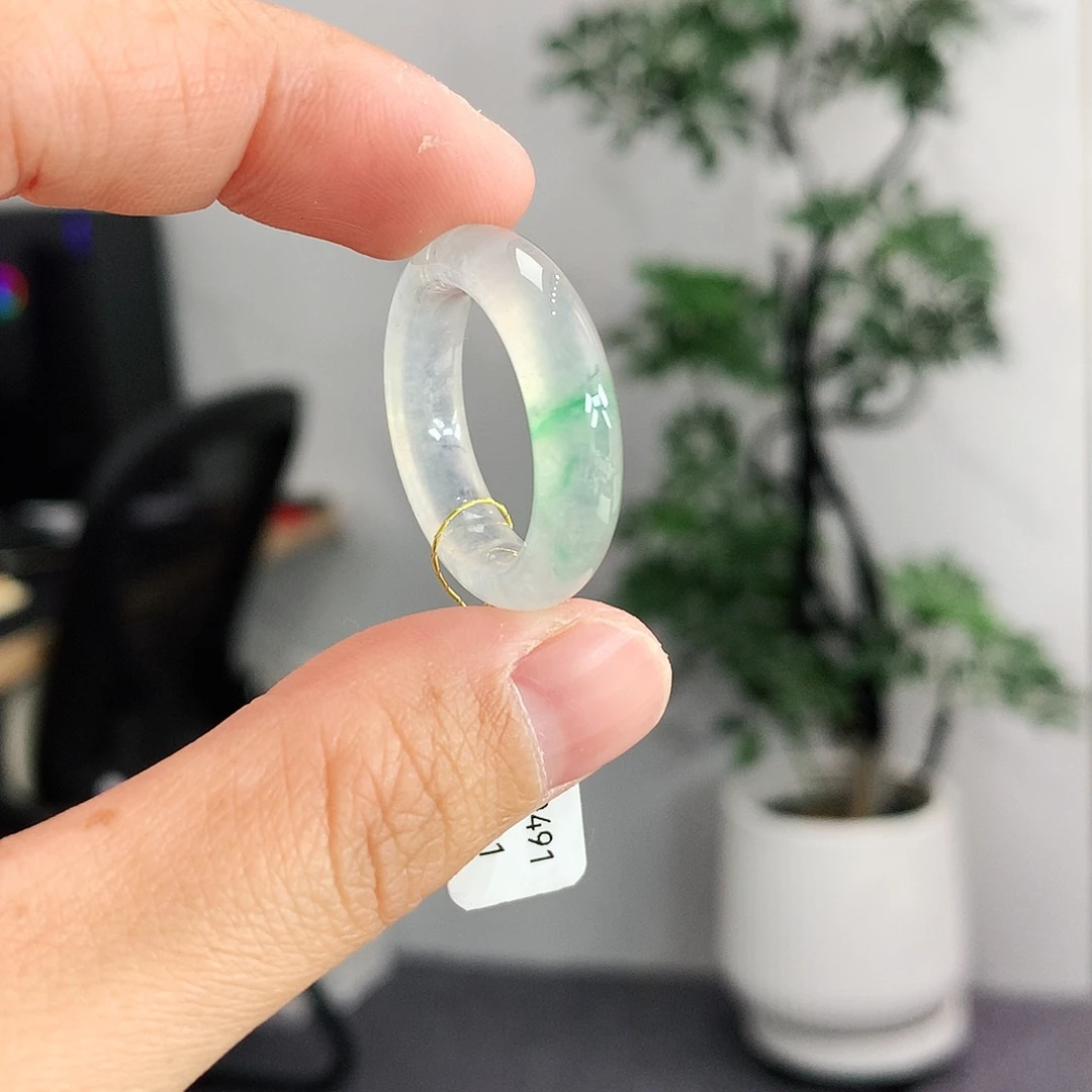 翡翠未镶嵌戒指19号