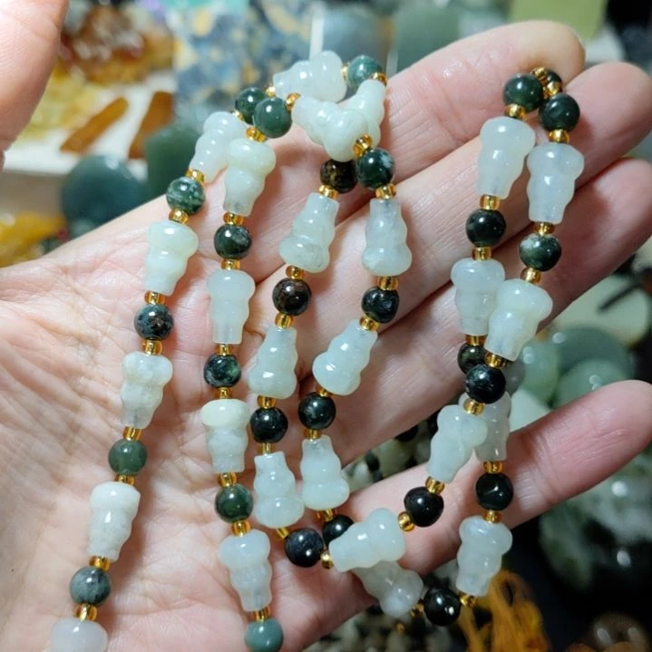 岫玉未镶嵌链子链子链子