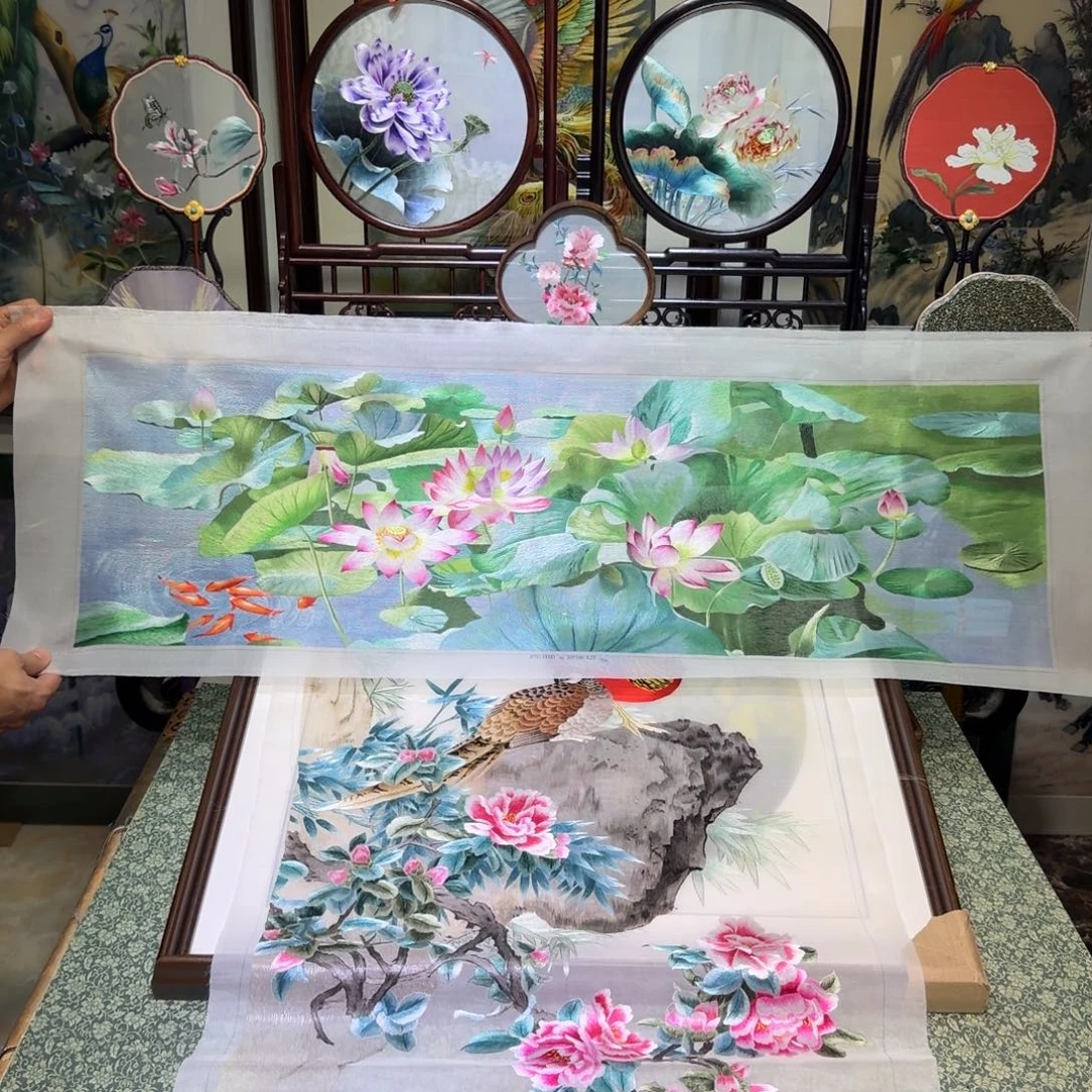 刺绣手工苏绣工艺制作技艺精湛