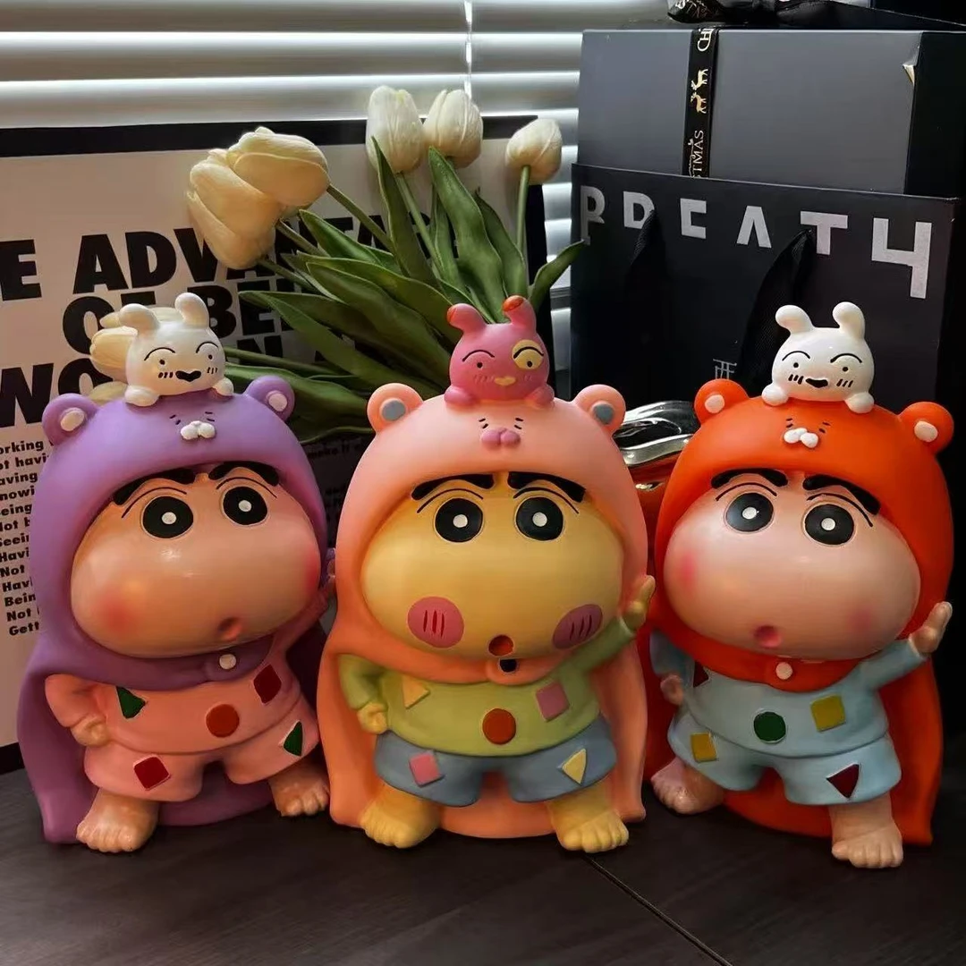 披风蜡笔小新摆件存钱罐