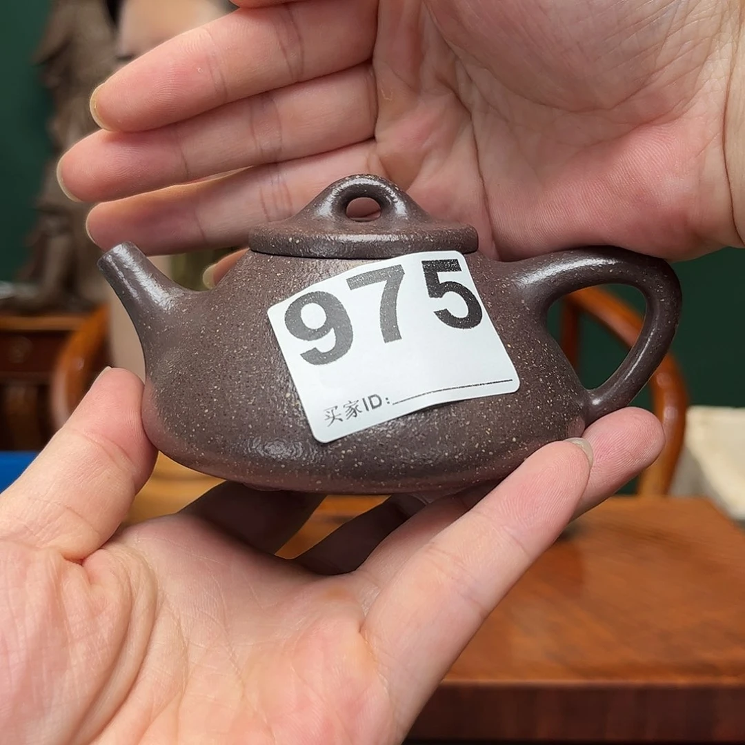 紫砂茶宠紫砂天青石瓢975