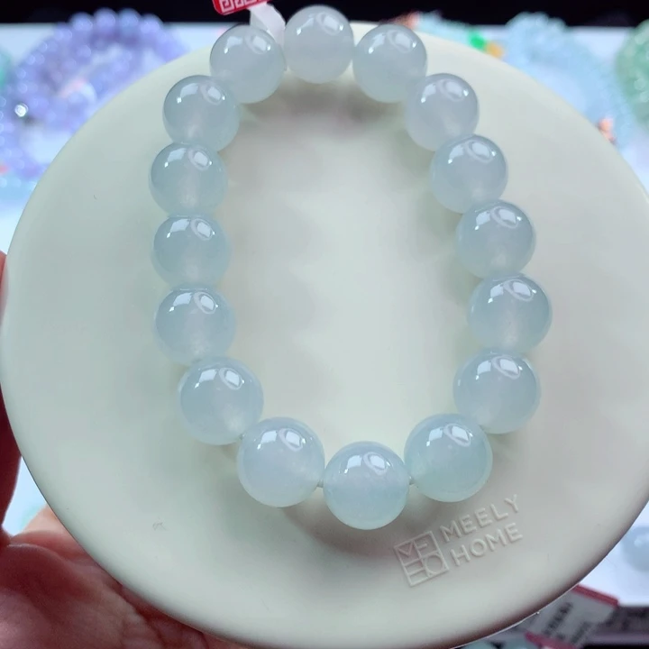 翡翠未镶嵌手链卡12.7