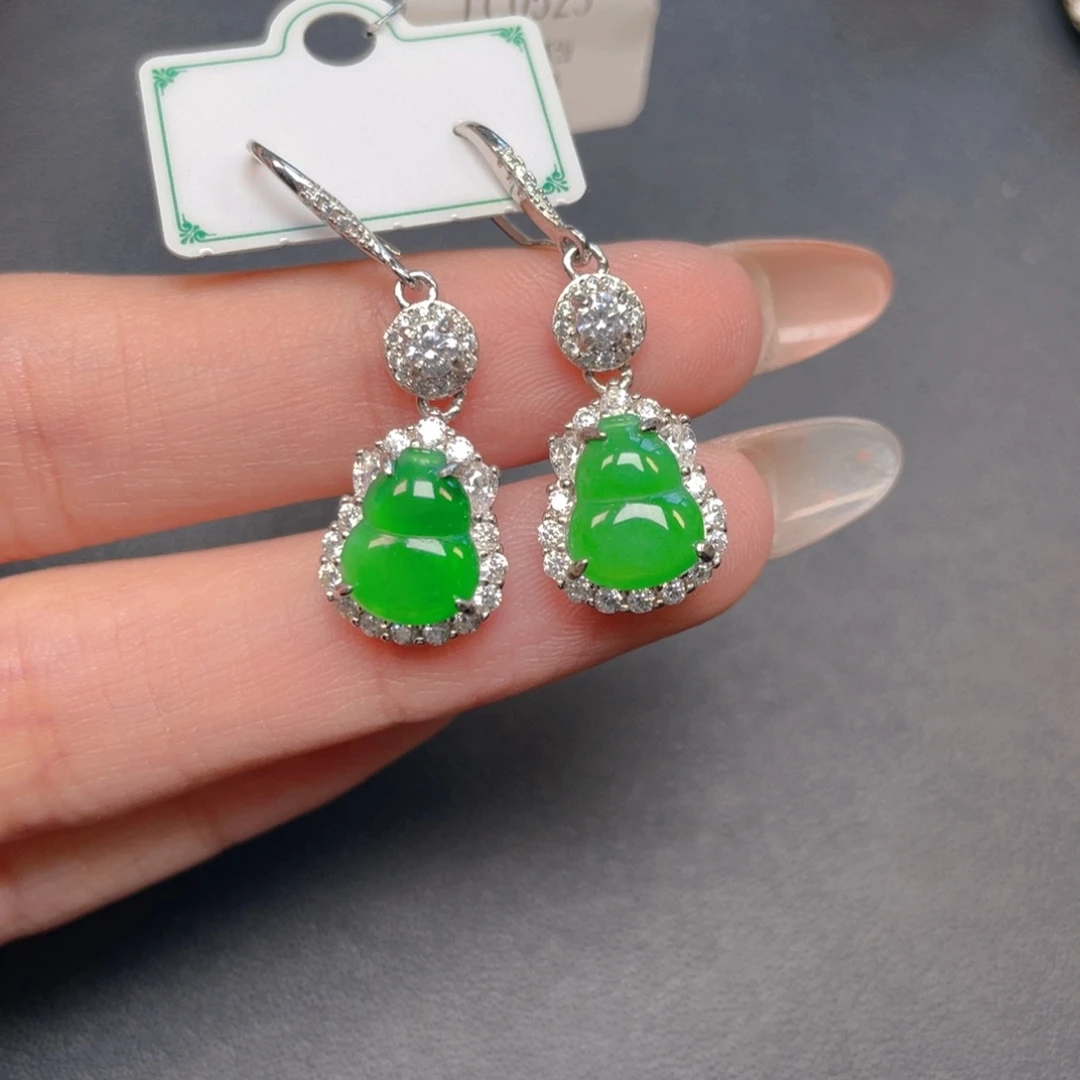 【闪购商品】吊坠(不含链)银S925镶嵌翡翠