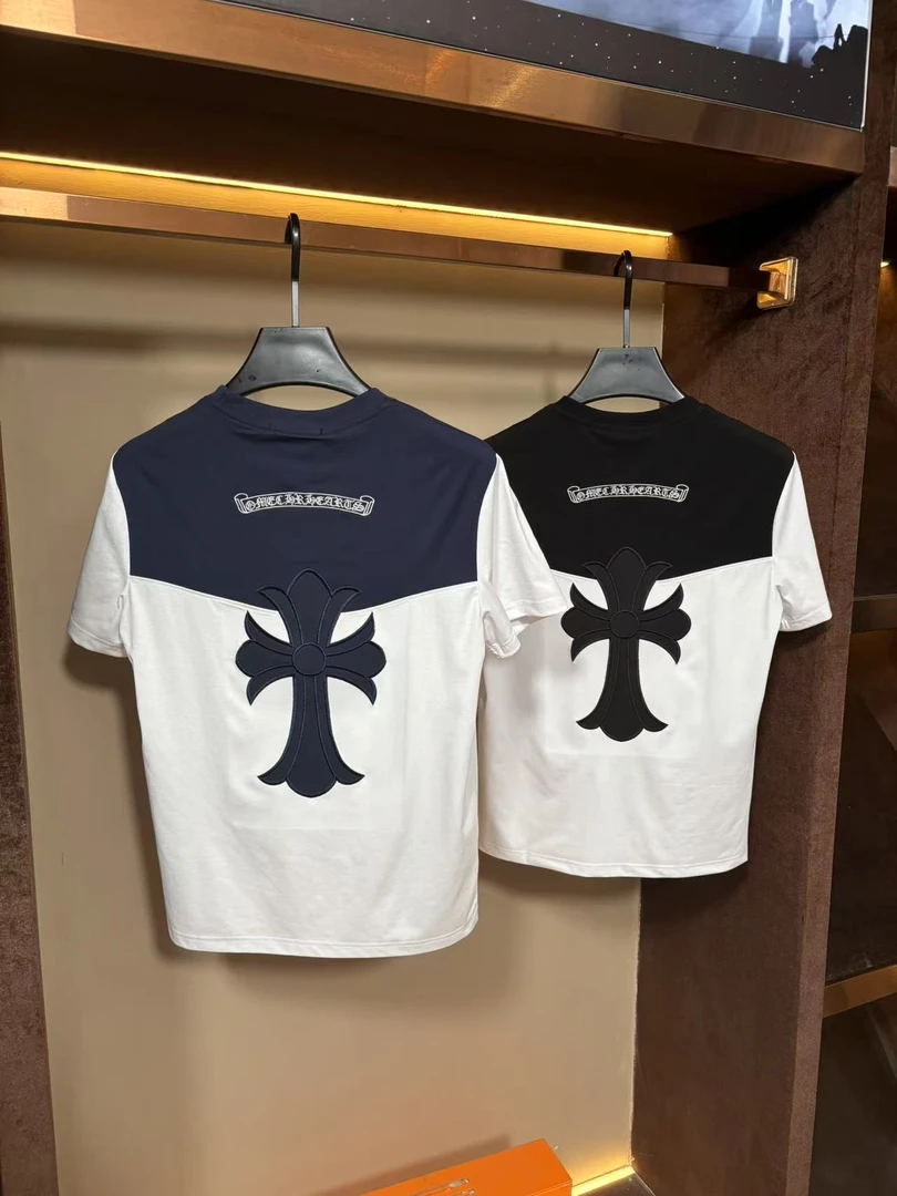 男士夏季新款轻奢休闲百搭修身时尚半袖K373