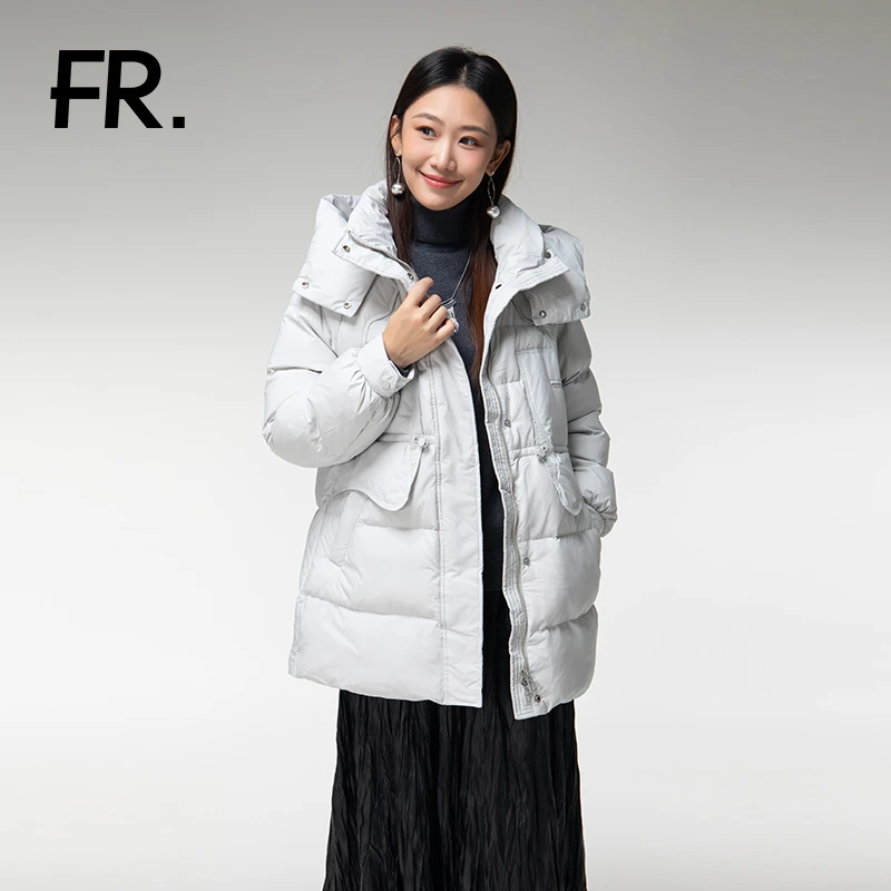 凡人优品女士羽绒服休闲百搭保暖秋冬时尚户外运动时尚简约Y018