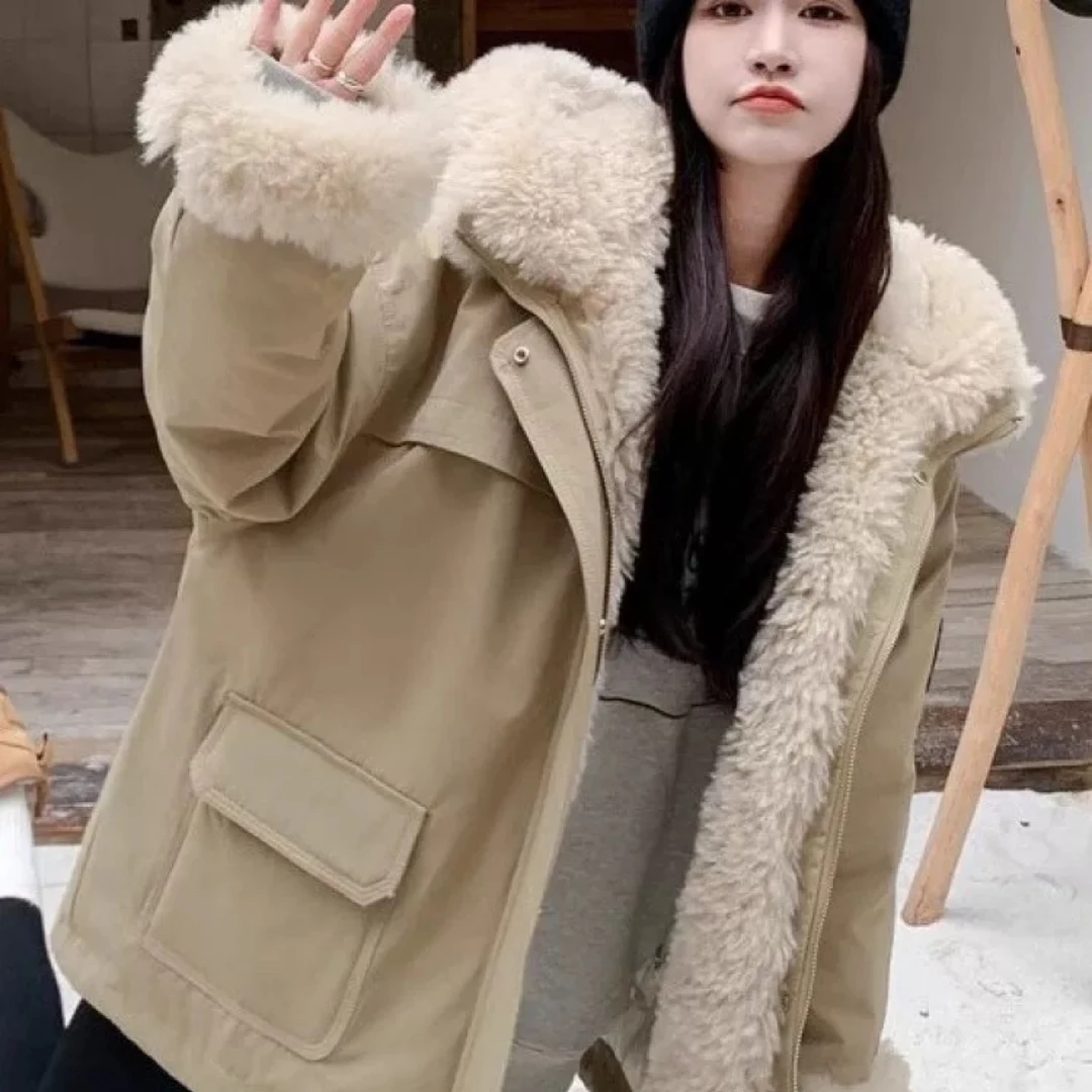 28151加厚保暖连帽派克服A19-1-3