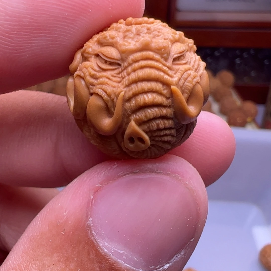 吊坠猴头核桃精修恶魔象神